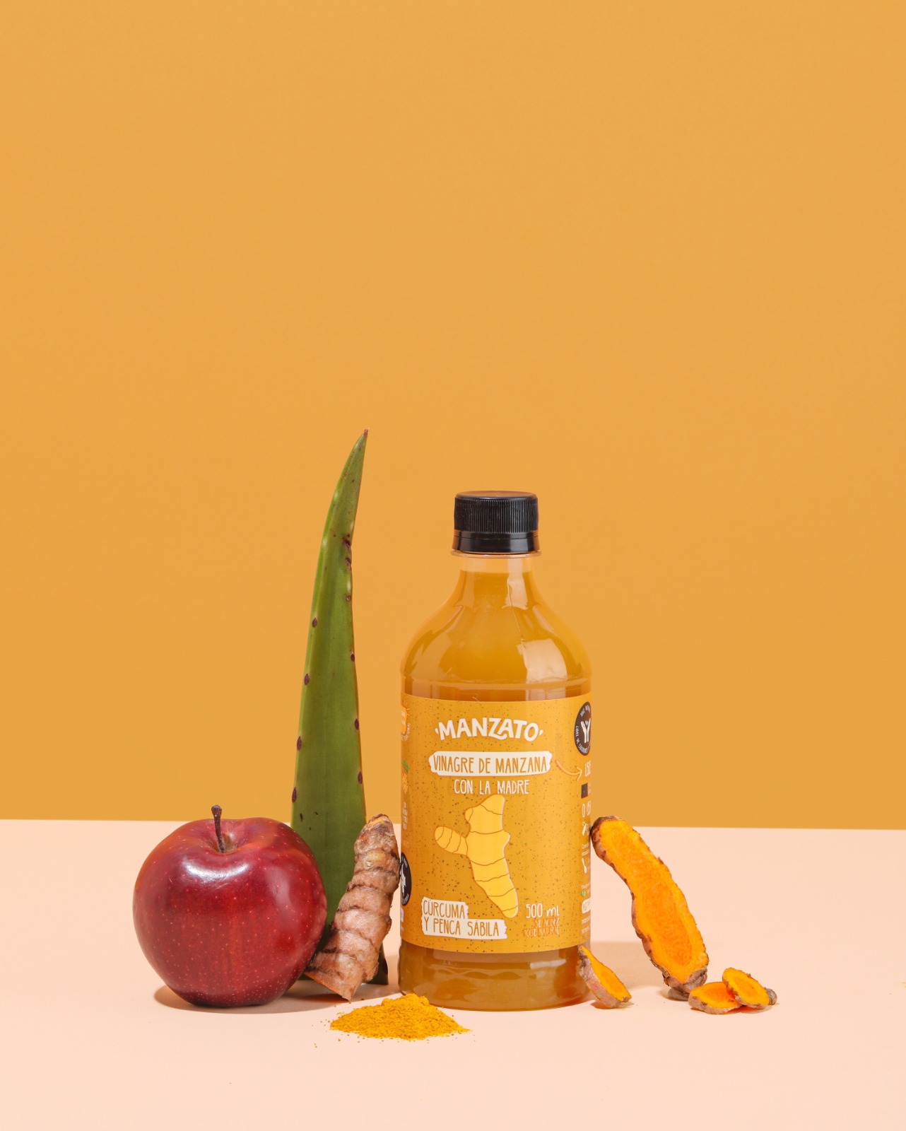 Vinagre Cúrcuma Pet 500 ml 500 ml 4