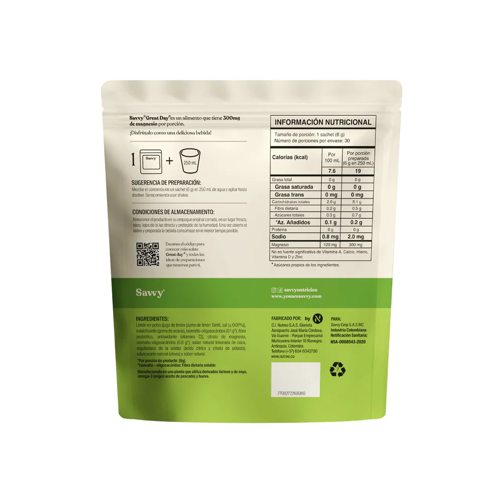 Great Day Limonada de Coco 30 Sachet 2