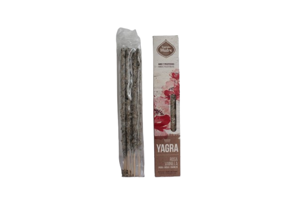 Incienso Yagra Rosa y Vainilla 6 Und